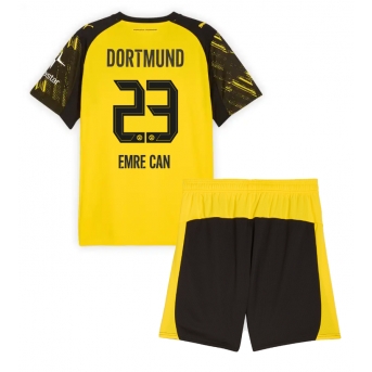 Billige Fotballdrakt Borussia Dortmund Emre Can #23 Replika Hjemmedraktsett Barn 2025-26 Kortermet (med bukser)